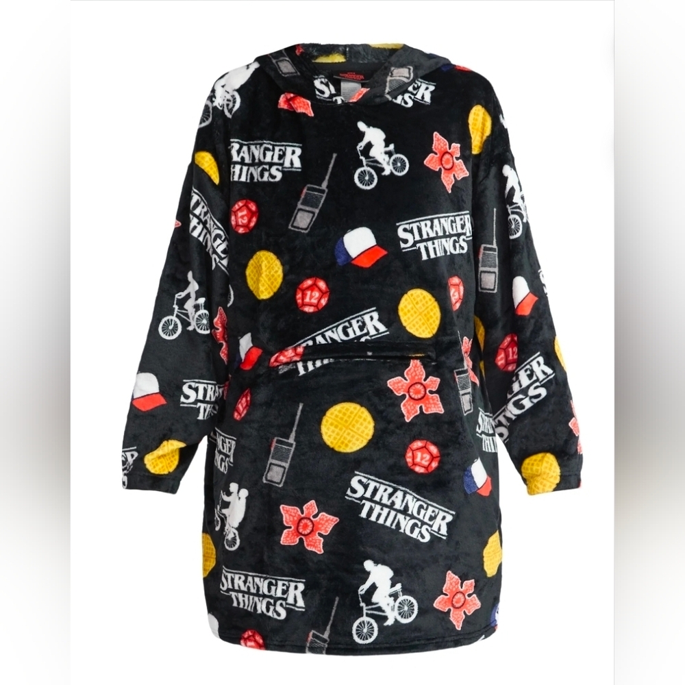 Netflix Stranger Things Plush Hooded Lounger Hoodie